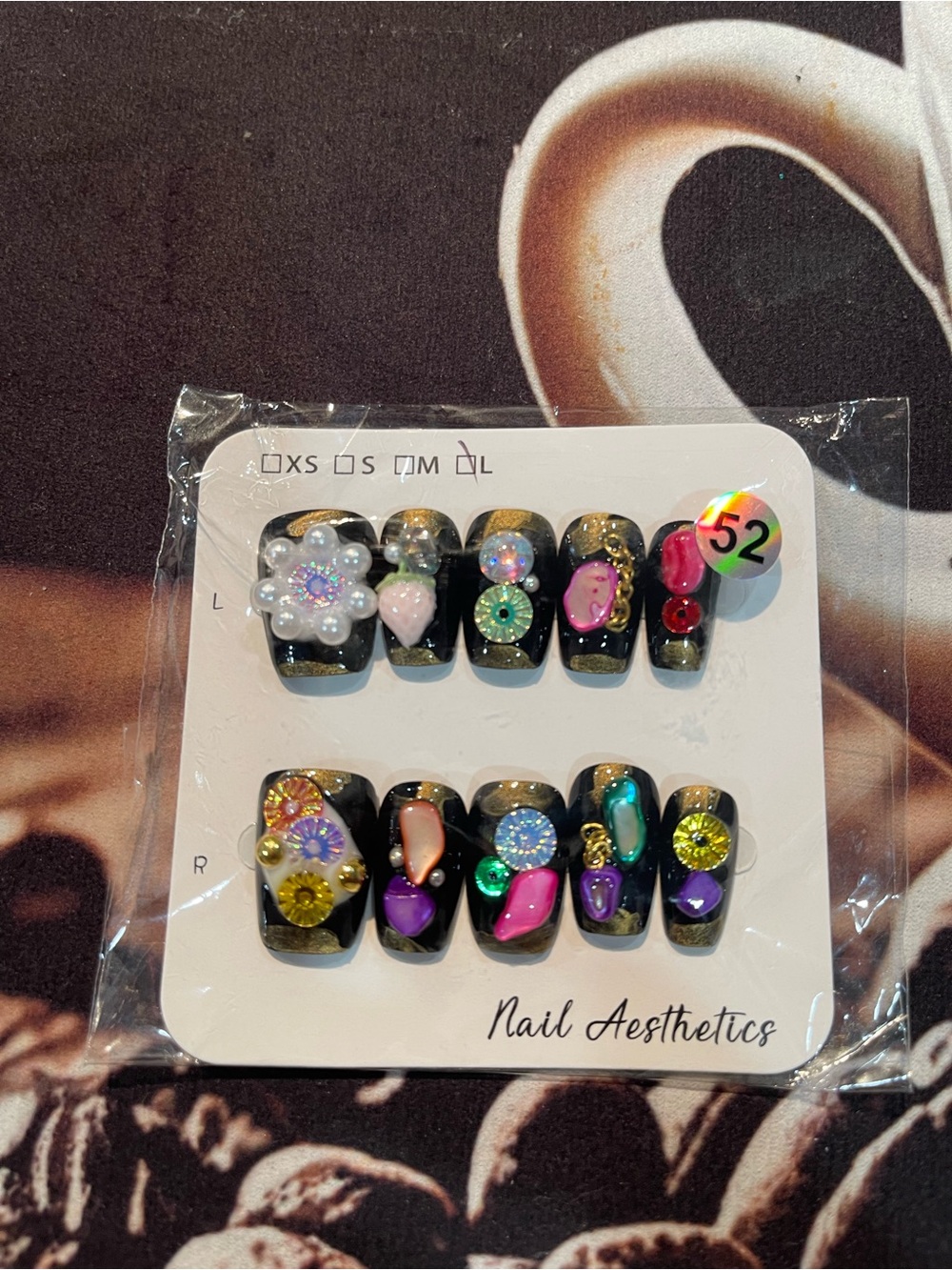 Junk junk nails, handmade